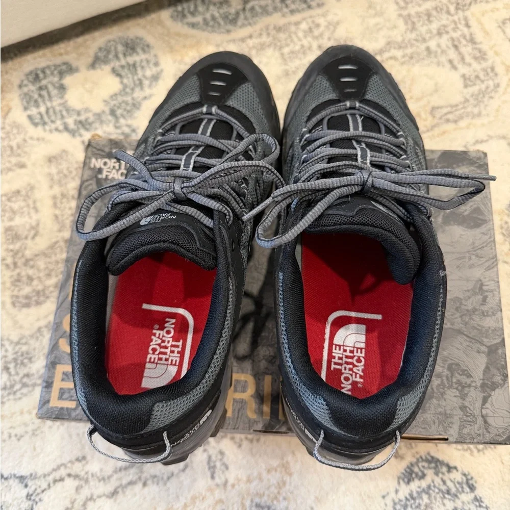 The North Face Men’s Gray and Black Trail Sneakers